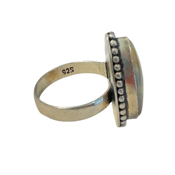 Bumblebee Jasper Sterling Silver Ring (7) - Picture 7 of 7